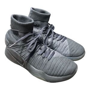 Nike Hyperdunk 2016 Flyknit Dark Grey/Metallic Platinum/Cool Grey Men’s SZ 7